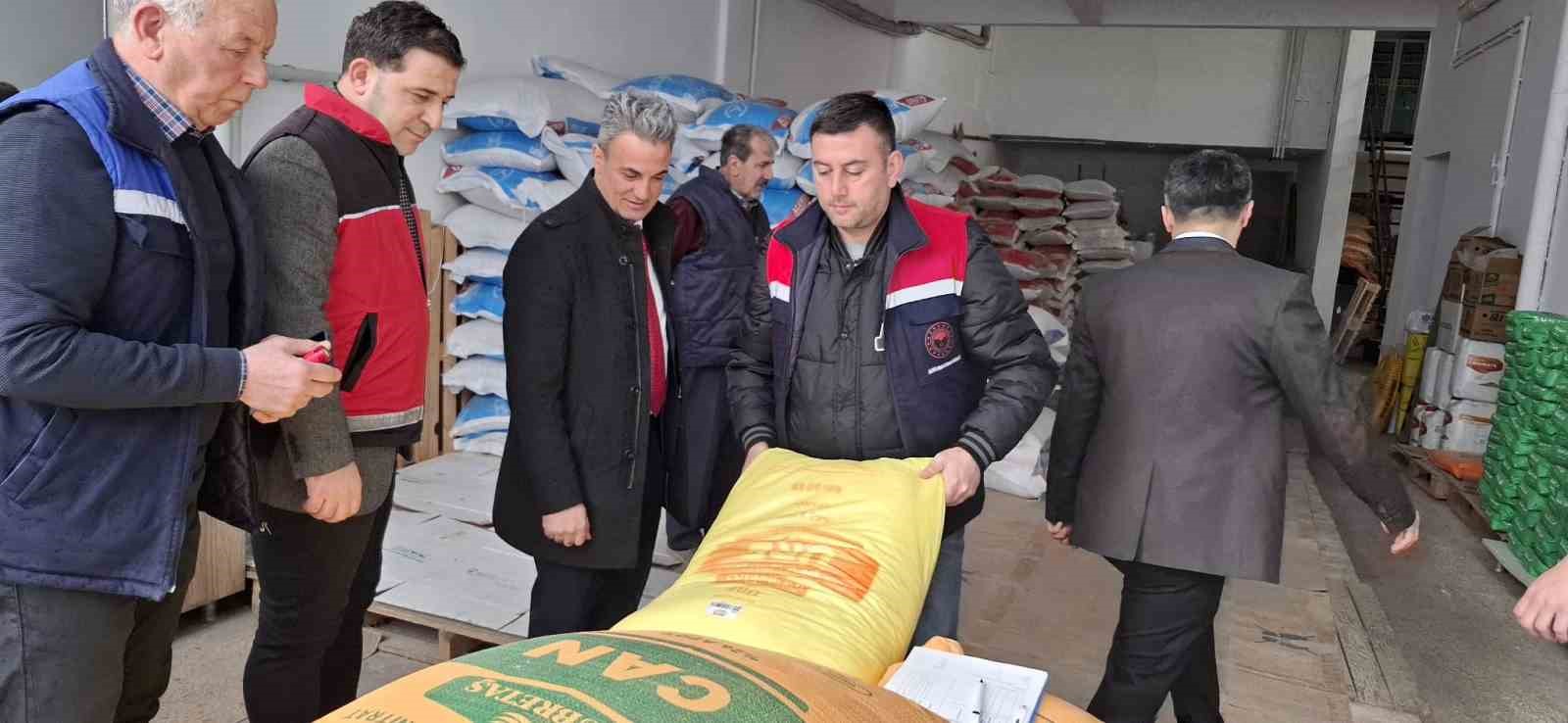Bilecik’te gübre satışı yapan işyerlerine sıkı denetim