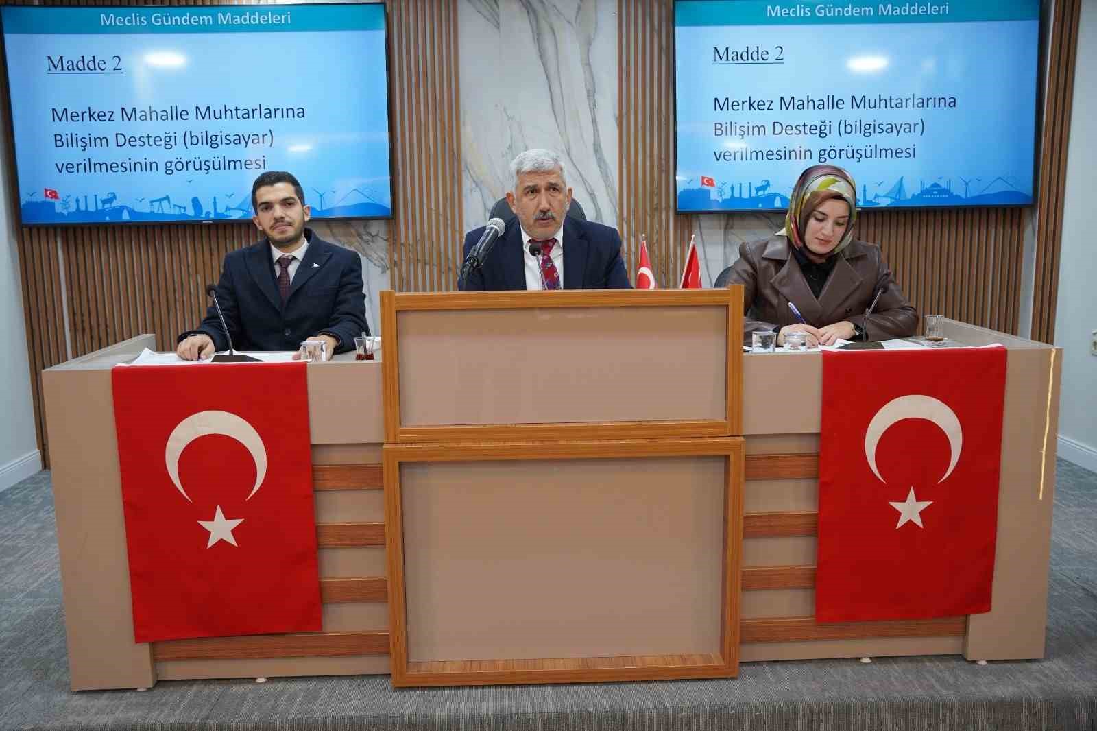 Kahta Belediye Meclisi, deprem ve Filistin konusunda önemli kararlar aldı