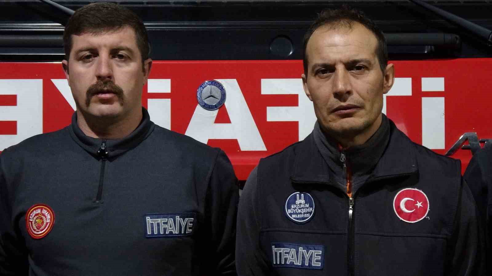 Erzurum İtfaiyesi personeli 6 Şubat&rsquo;ı anlattı
