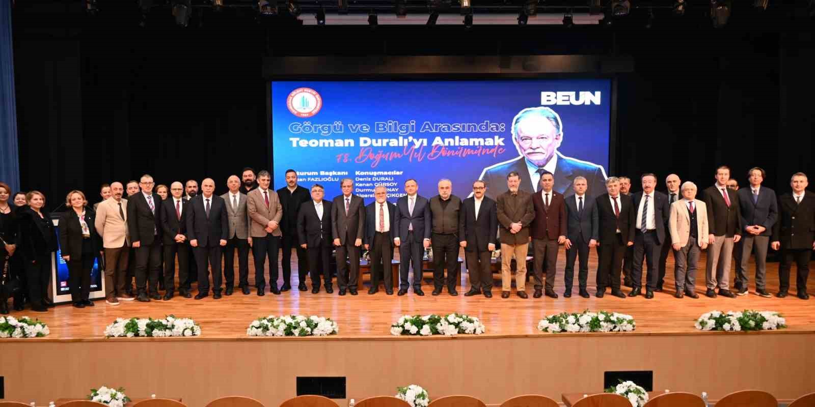 "G&ouml;rg&uuml; ve Bilgi Arasında: Teoman Duralı&rsquo;yı Anlamak" Paneli BEUN&rsquo;da yoğun ilgi g&ouml;rd&uuml;
