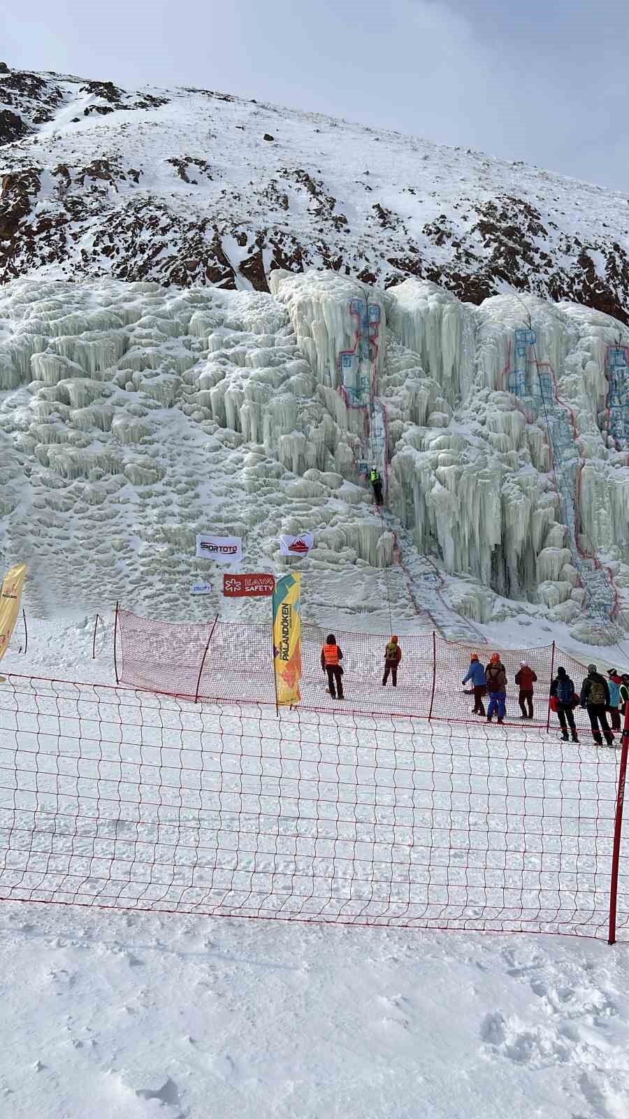 Türkiye Buz Tırmanışı şampiyonası Erzurum’da başladı
