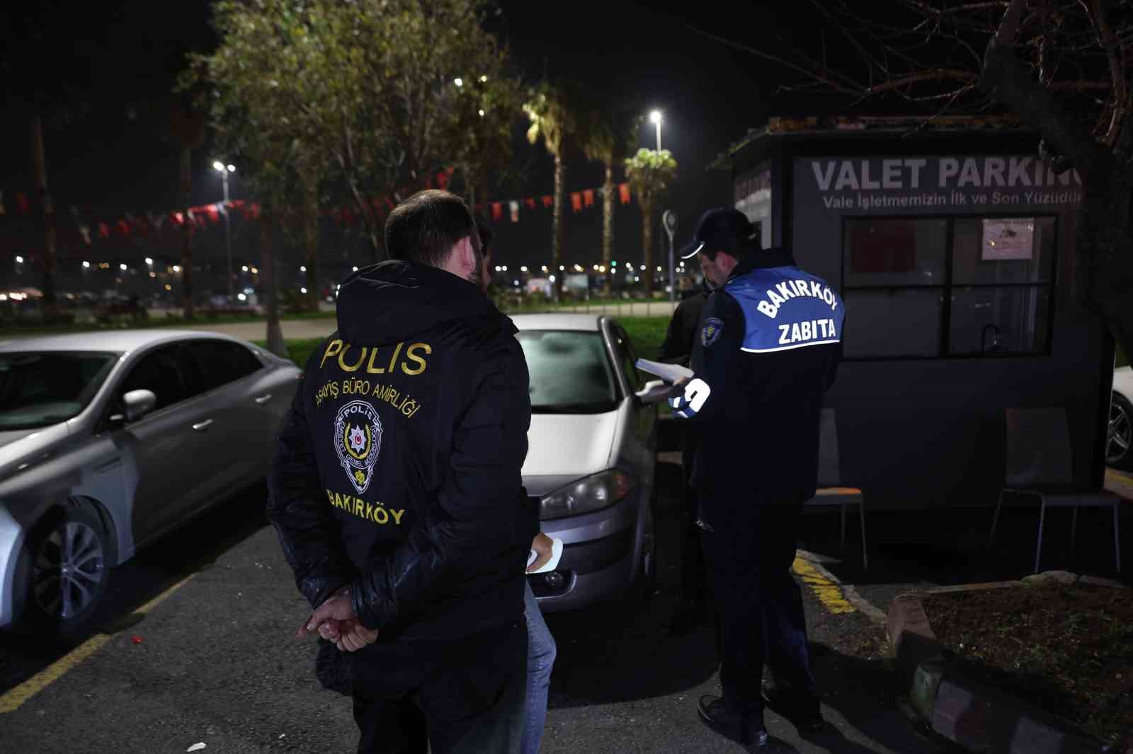 Bakırköy Belediyesi zabıta ekiplerinden işletmelere ’vale’ denetimi