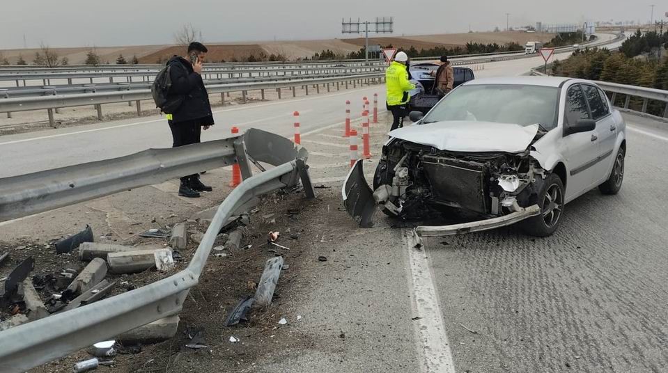 Konya’da trafik kazası: 1 yaralı
