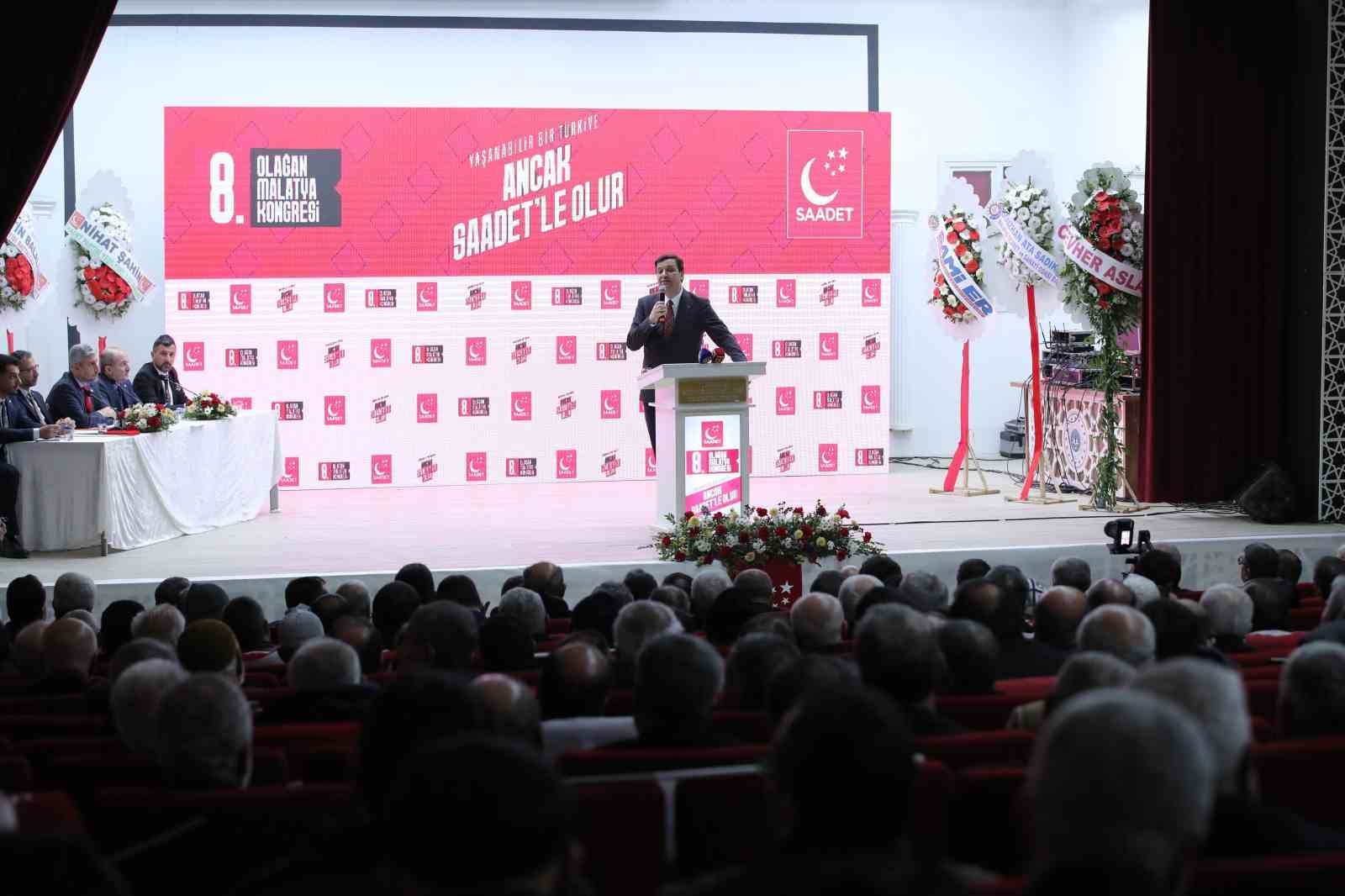 Saadet Partisi Lideri Arıkan: "Rakamlarla oynayarak milyonlarca insanın hakkına giriyorsunuz"
