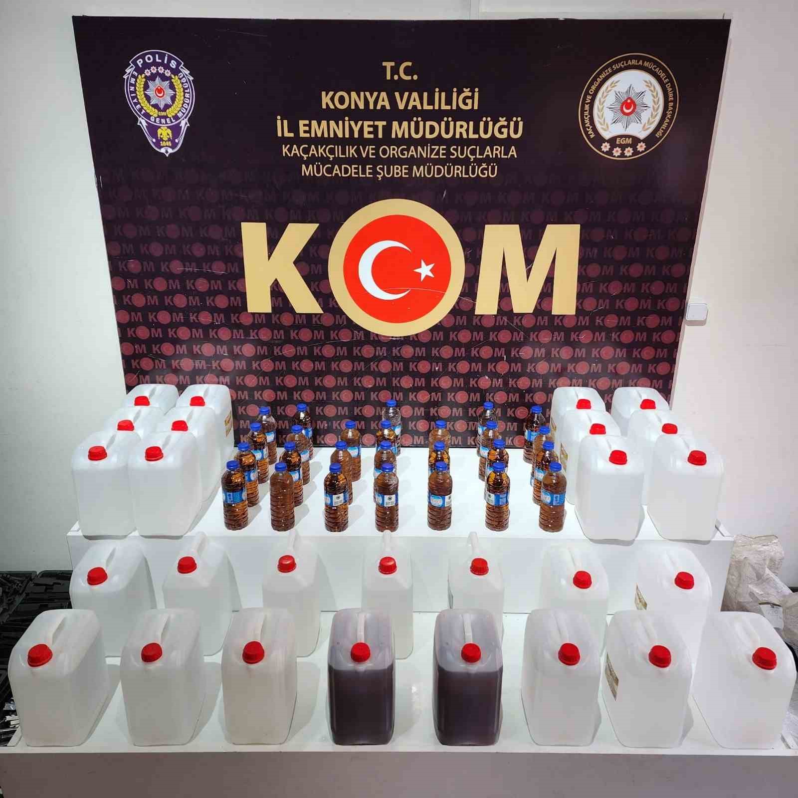 Konya&rsquo;da ka&ccedil;ak i&ccedil;ki operasyonu
