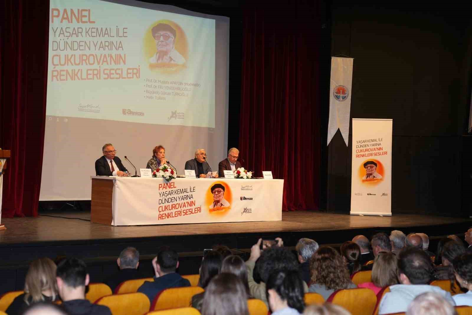 Yaşar Kemal Sanat G&uuml;nleri, "Yaşar Kemal İle D&uuml;nden Yarına &Ccedil;ukurova&rsquo;nın Renkleri Sesleri" paneli ile başladı.
