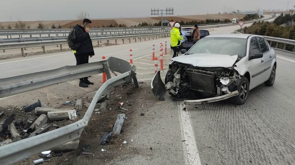 Konya&rsquo;da trafik kazası: 1 yaralı
