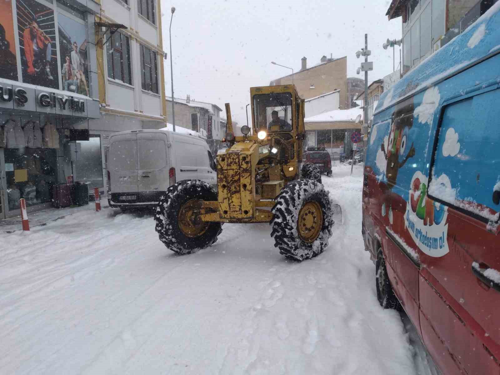 Tercan’da kar temizliği