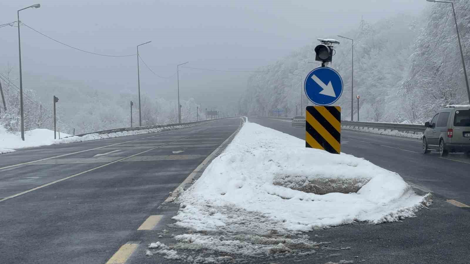 Bolu Dağı’nda ulaşım rahat sağlanıyor