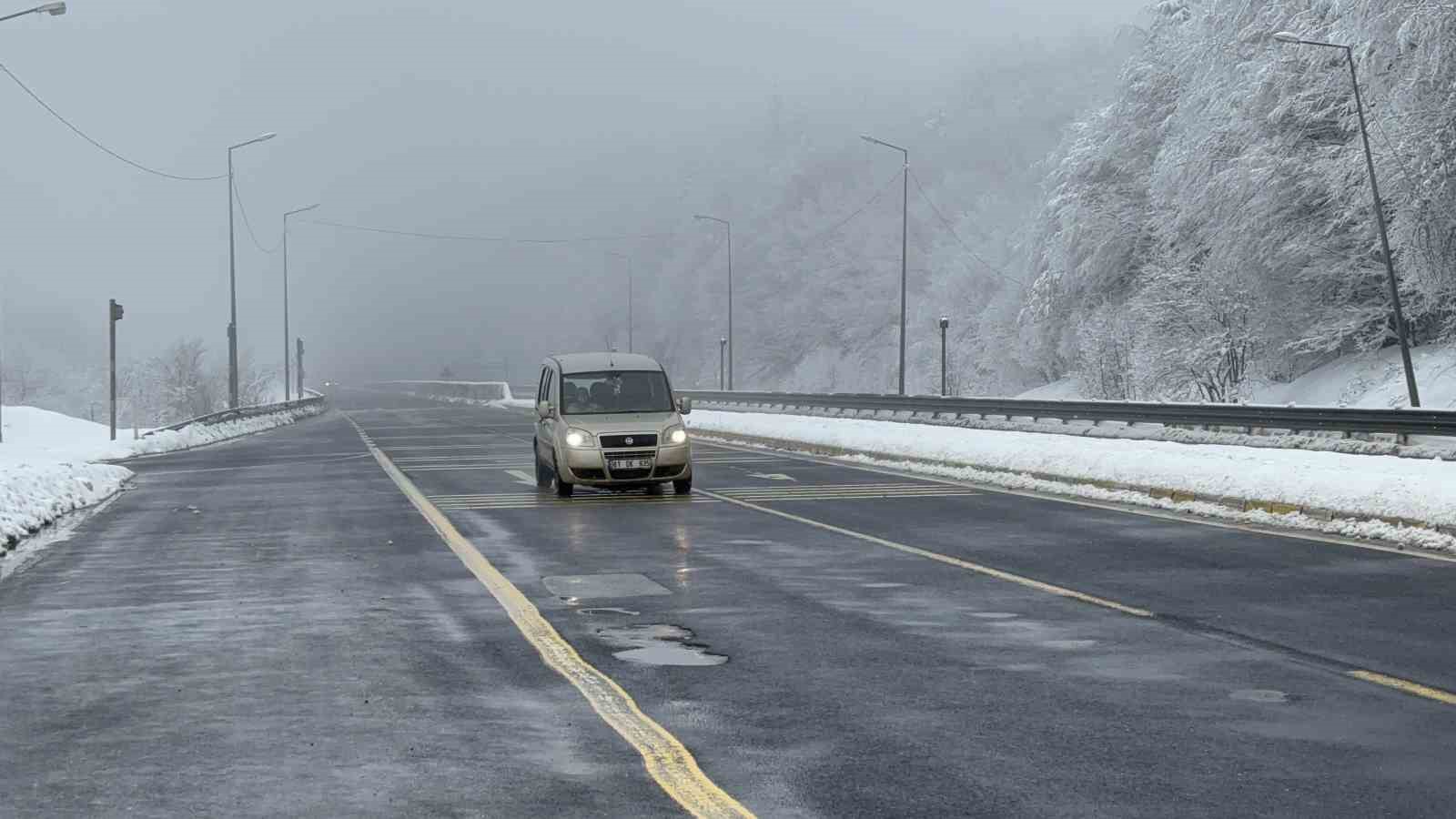 Bolu Dağı’nda ulaşım rahat sağlanıyor
