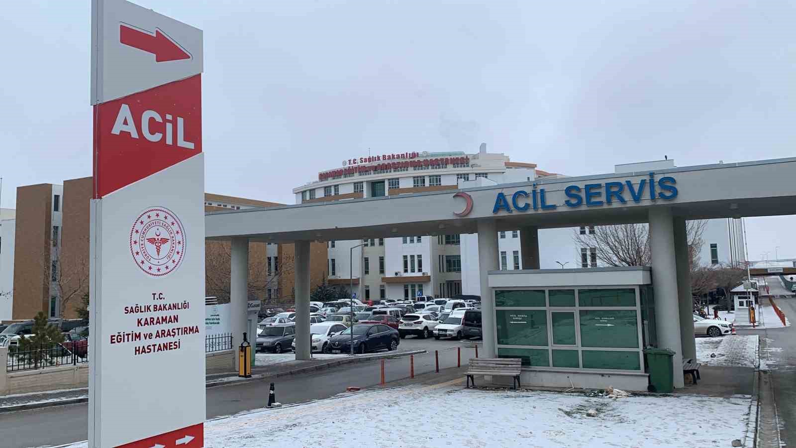 Karaman&rsquo;da gaz zehirlenmesi ş&uuml;phesiyle 4 kişi hastaneye kaldırıldı
