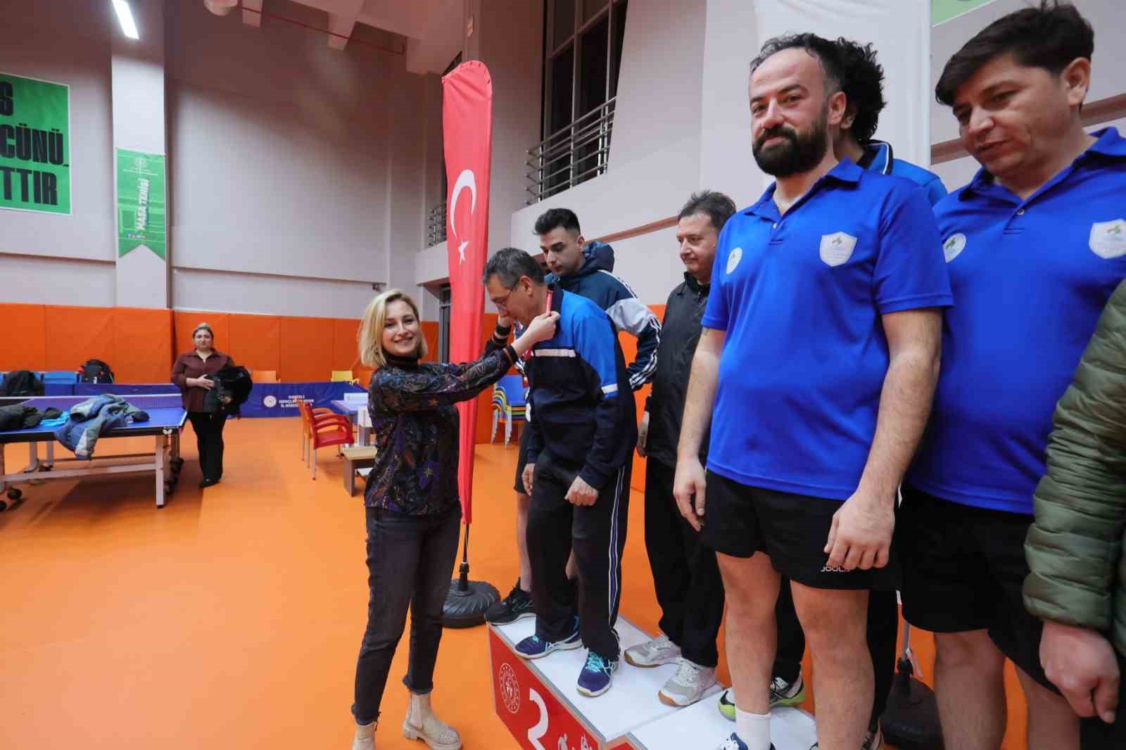 Denizli&rsquo;de masa tenisi heyecanı yaşadı
