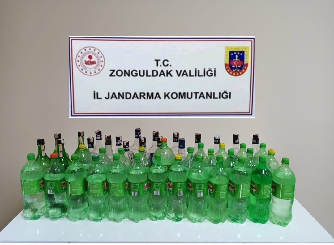 &Ccedil;aycuma&rsquo;da 20 litre etil alkol ele ge&ccedil;irildi
