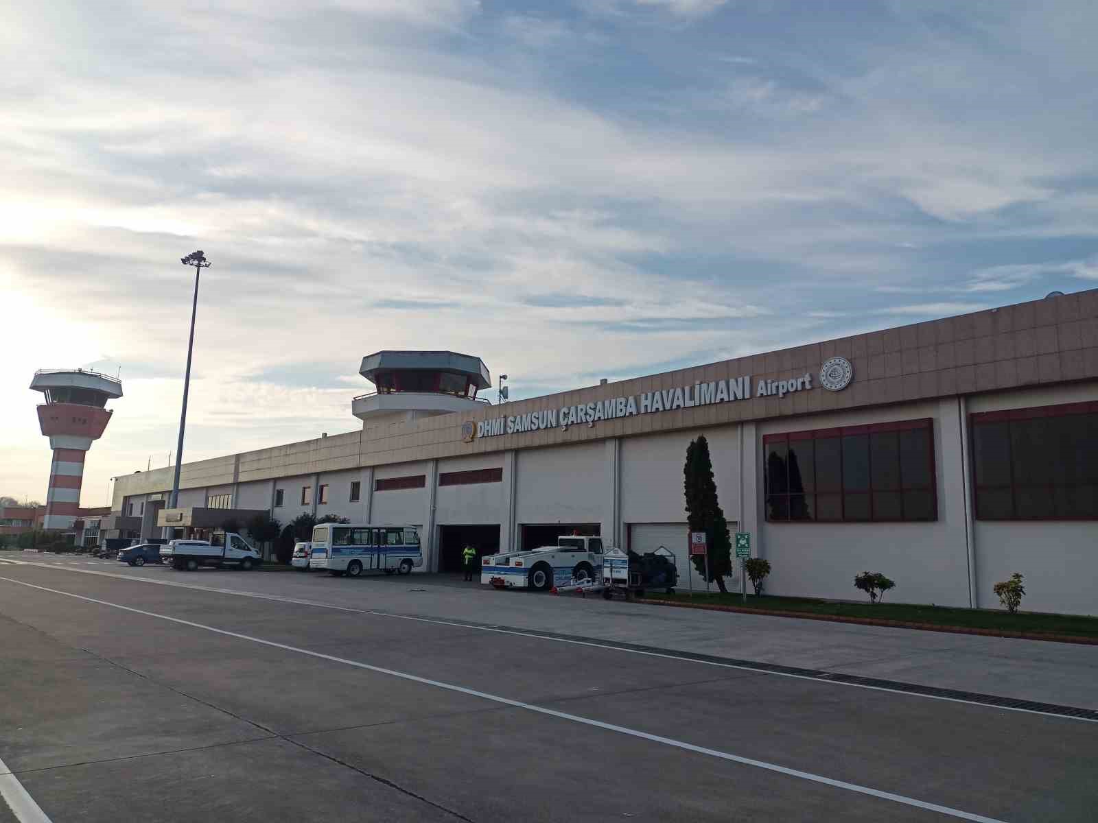 Samsun Havalimanı Ocak ayında 124 binden fazla yolcuya hizmet verdi