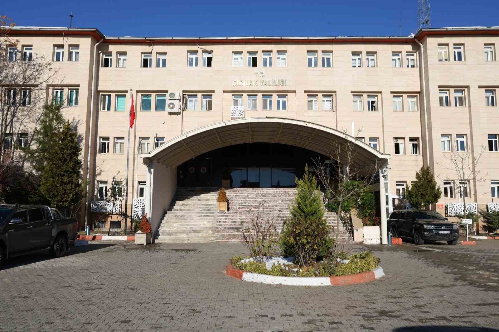 Şırnak’ta 5 bölge 15 gün süreyle geçici özel güvenlik bölgesi ilan edildi