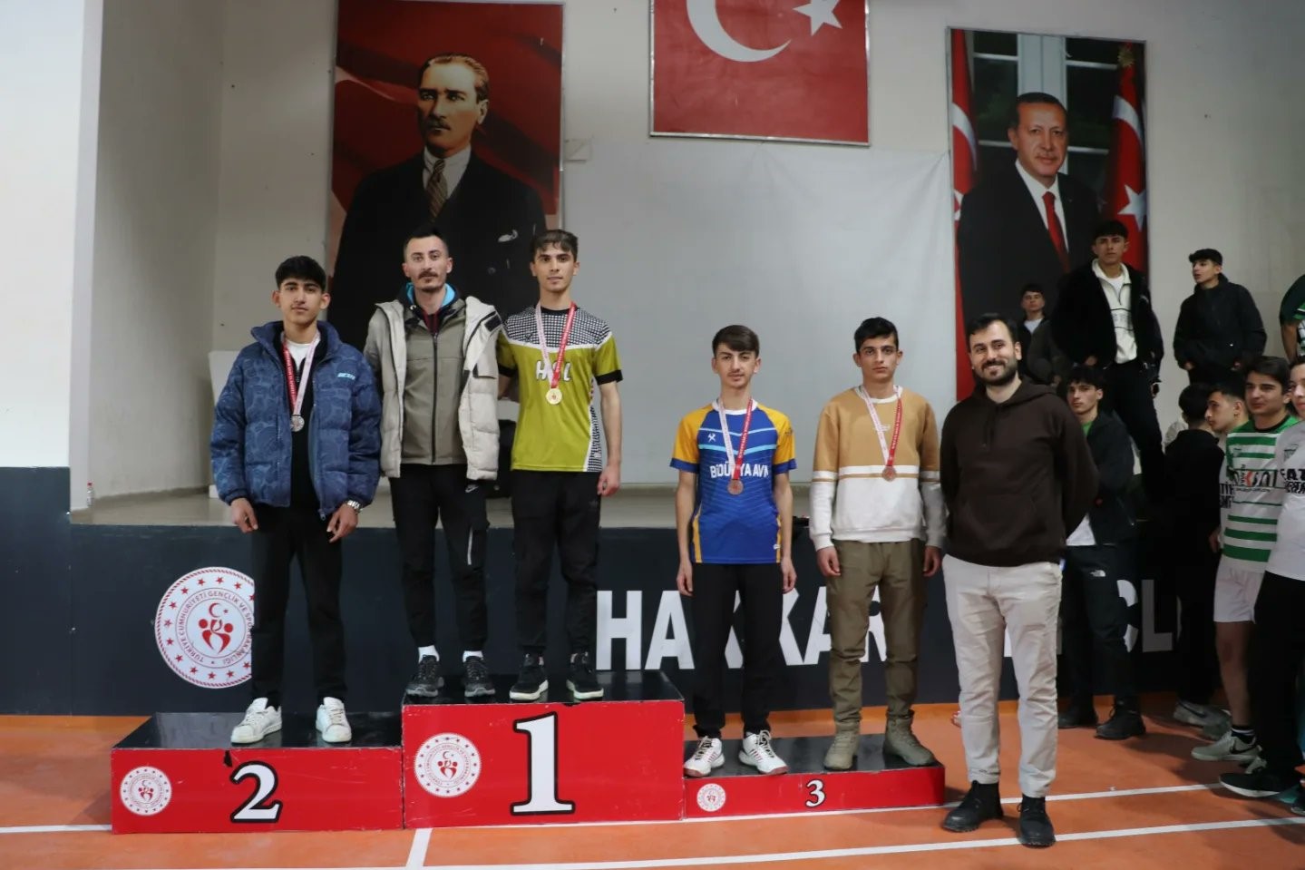 Hakkari&rsquo;de bilek g&uuml;reşi il birinciliği yapıldı
