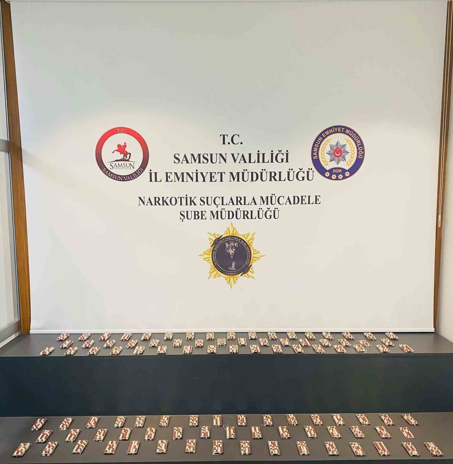 Samsun’da uyuşturucu operasyonunda 2 gözaltı