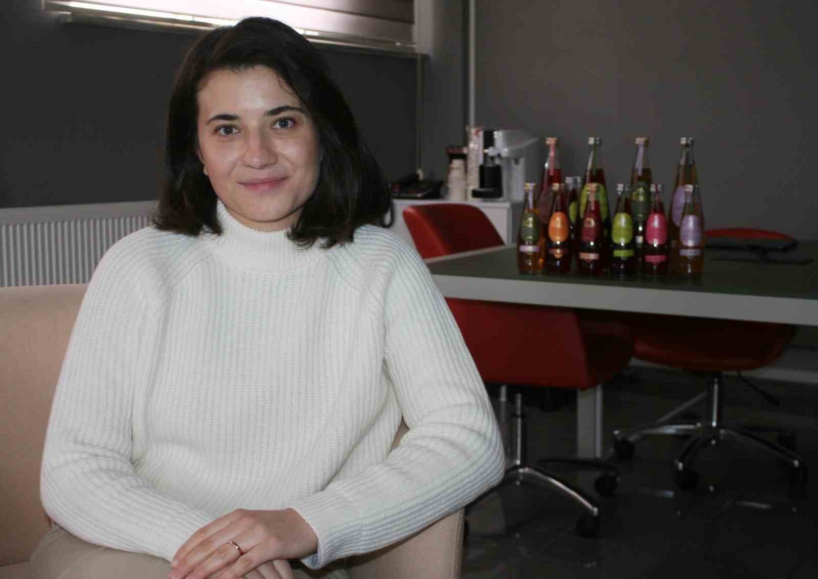 Genç girişimci kadın doğal yöntemlerle ürettiği şerbetlerini bir çok ülkede satmayı hedefliyor