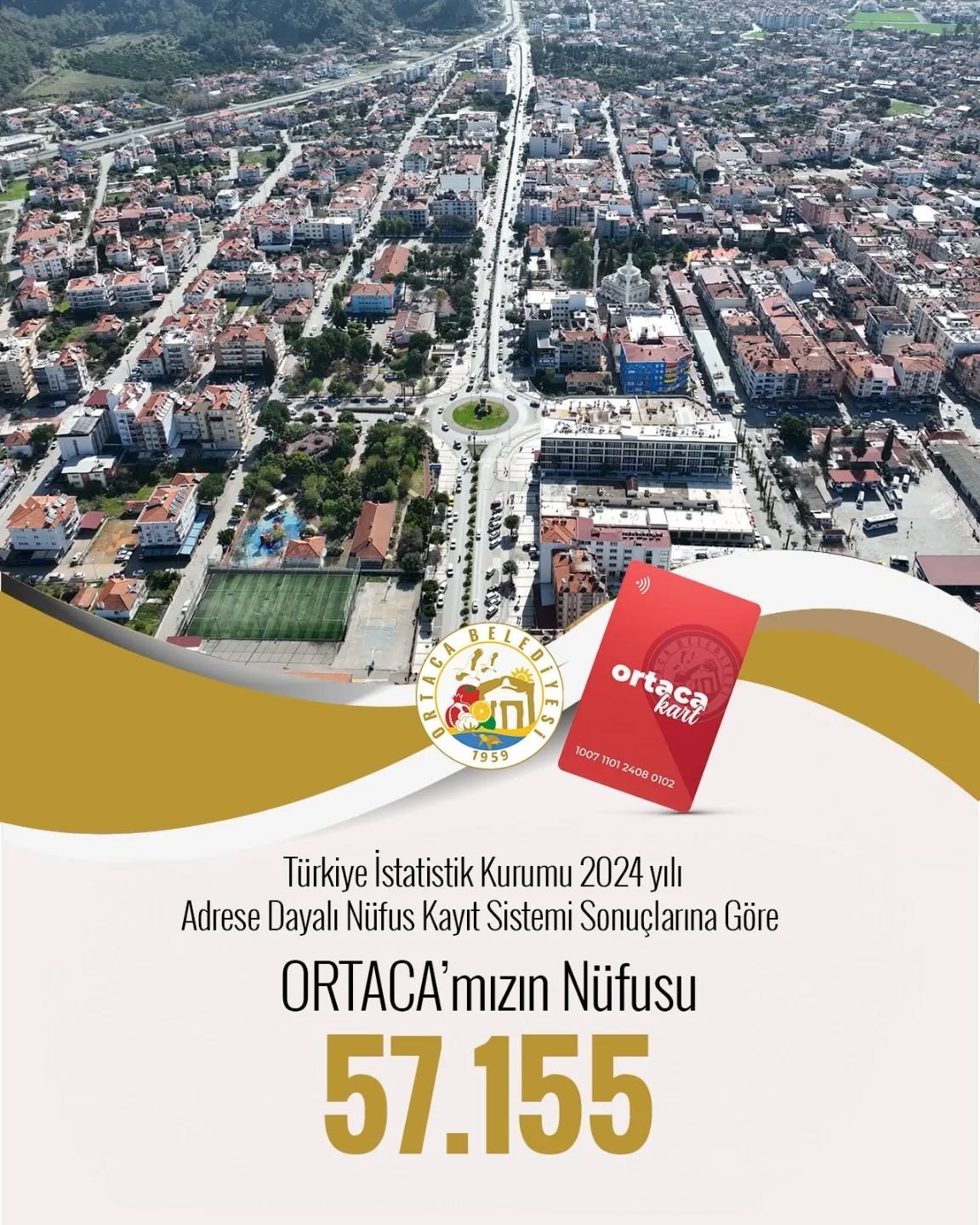 Ortaca’nın nüfusu 55 bin 177’ye yükseldi