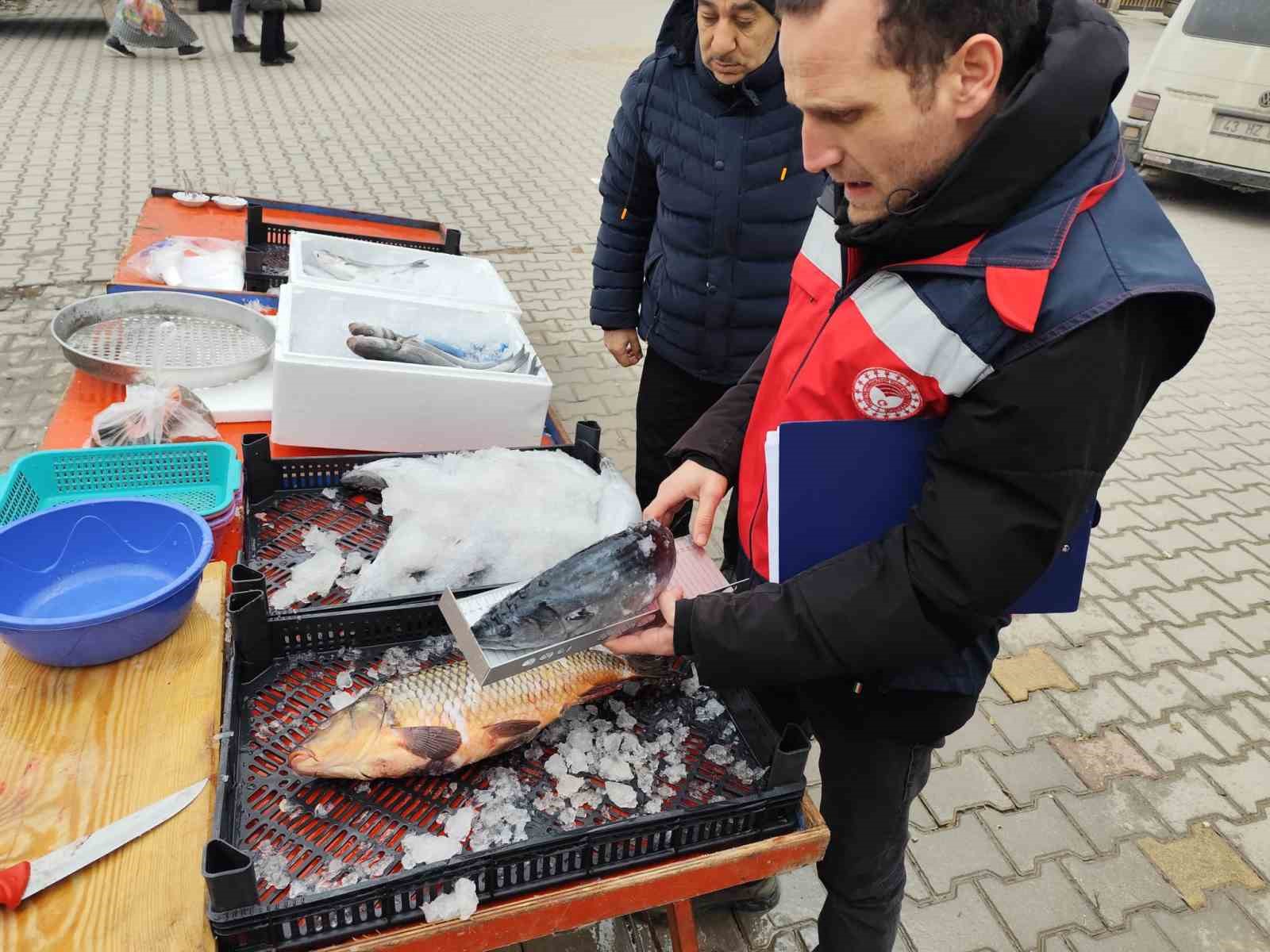 Çavdarhisar’da balık satış yeri denetimleri
