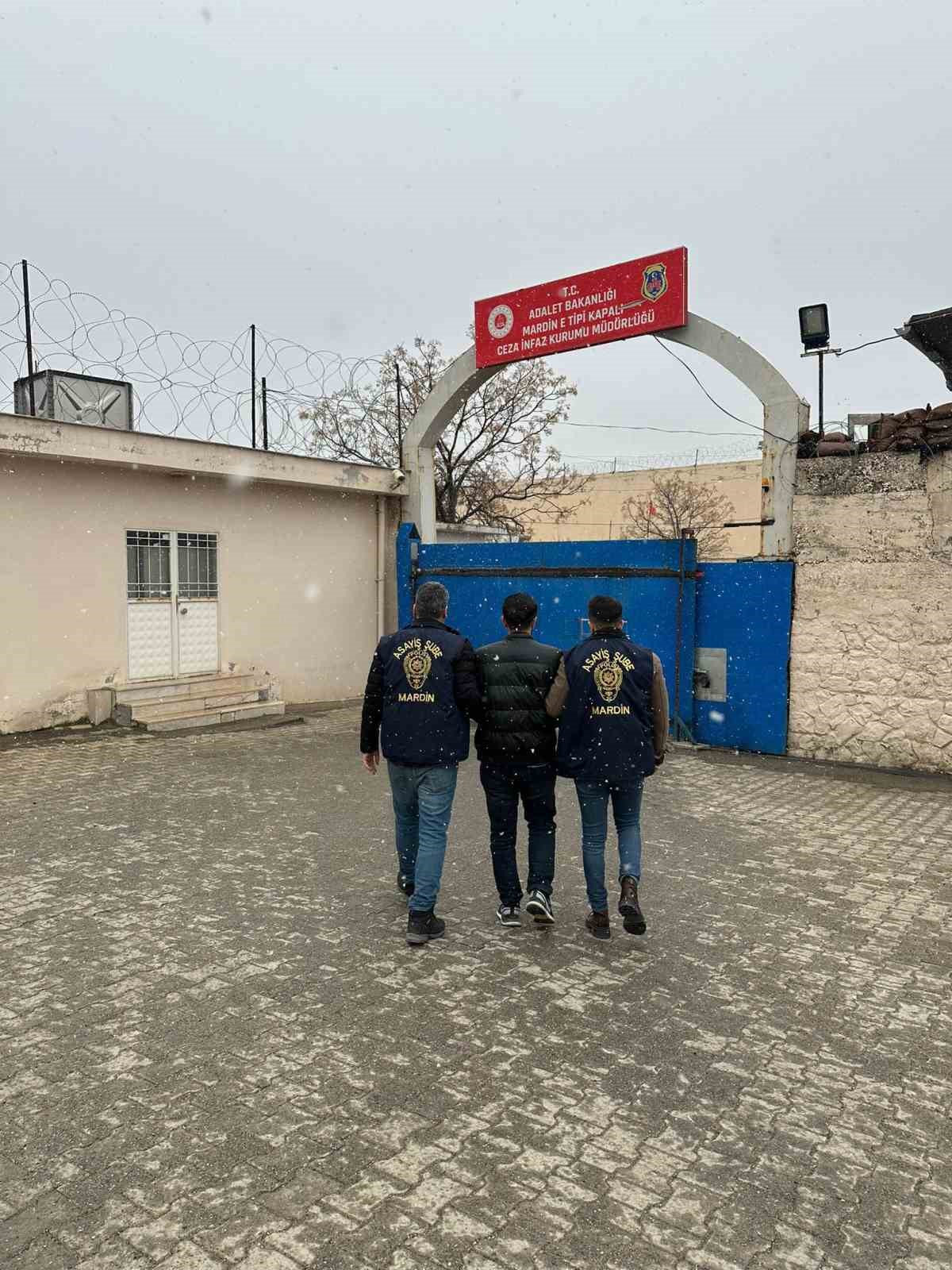 Mardin’de 31 yıl kesinleşmiş hapis cezası bulunan şahıs yakalandı