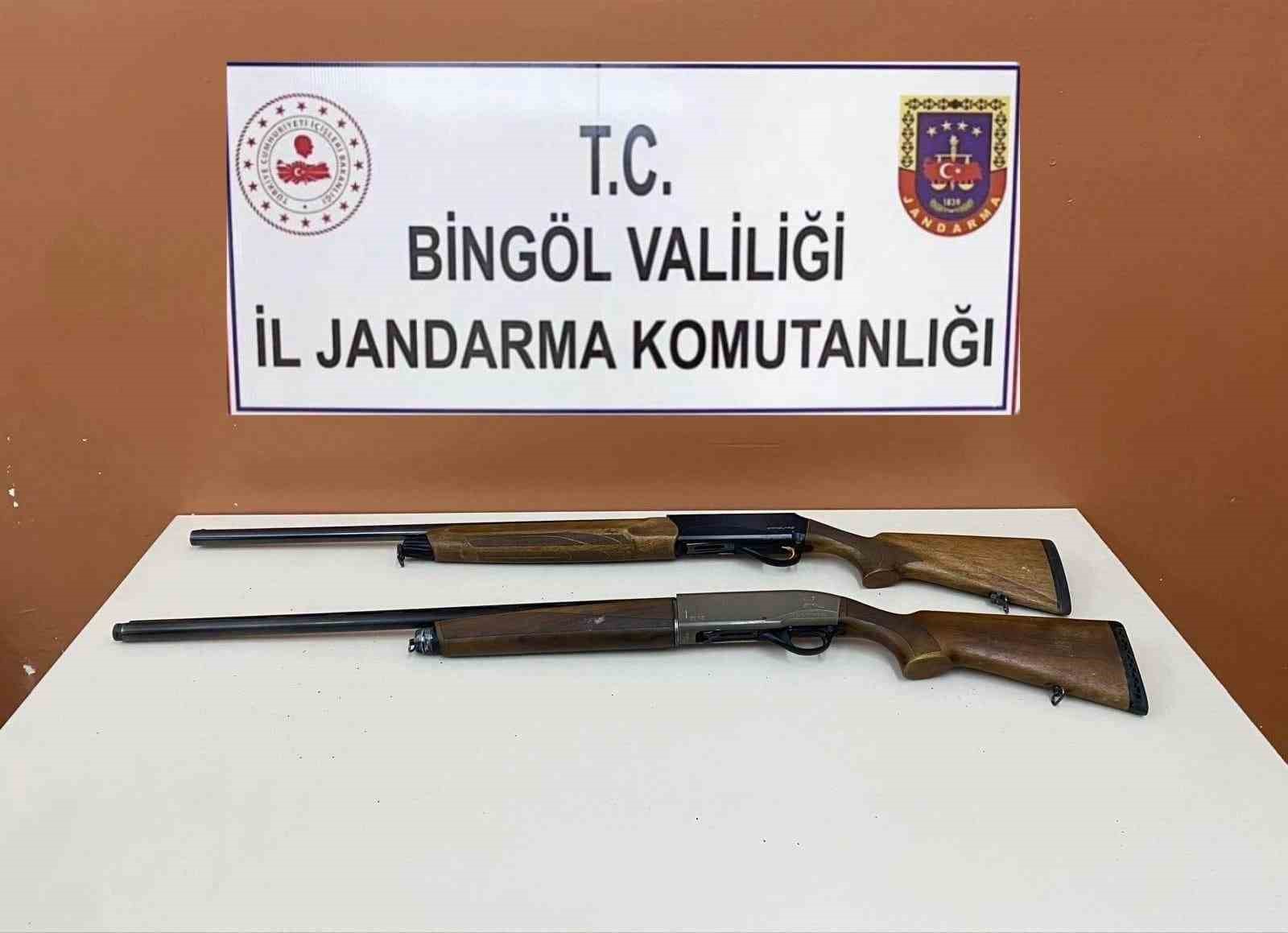 Bingöl’de uyuşturucu madde ve 3 adet tüfekle ele geçirildi