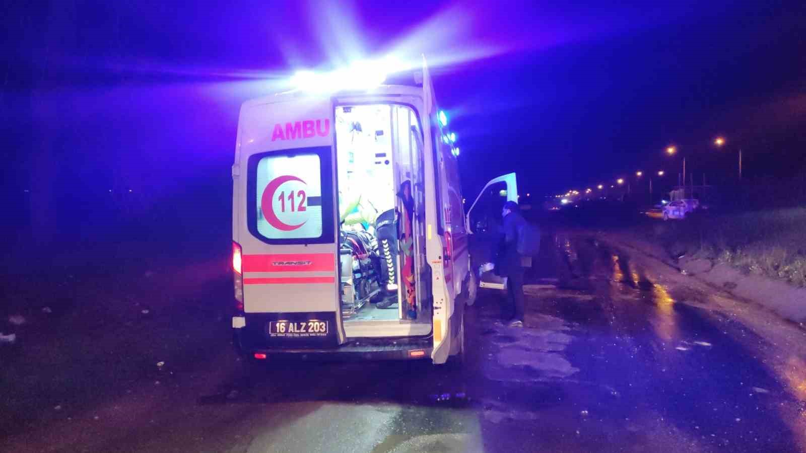 Bursa’da iki otomobil çarpıştı: 1 ölü