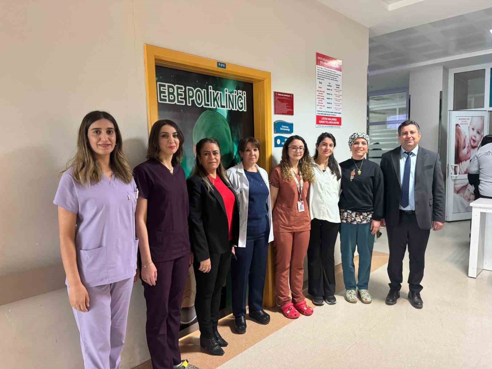 Nusaybin Devlet Hastanesinde Ebe Polikliniği a&ccedil;ıldı
