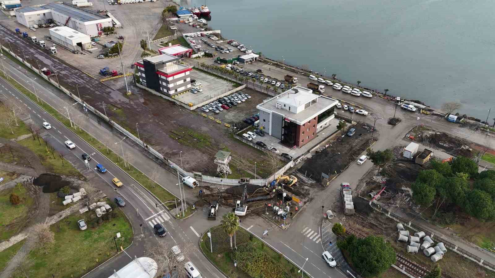 Samsun’a 50 milyon TL’lik yeni yağmur suyu şebeke hattı