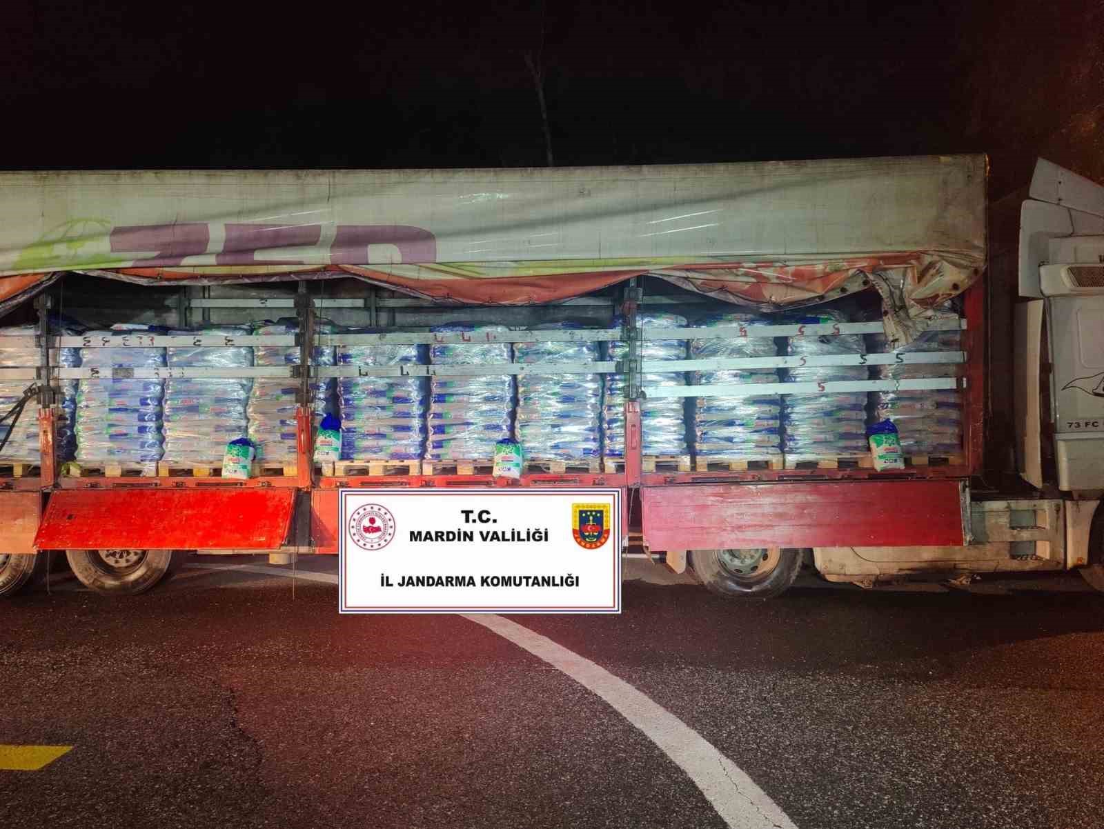 Mardin’de 25 ton sahte toz deterjan ele geçirildi