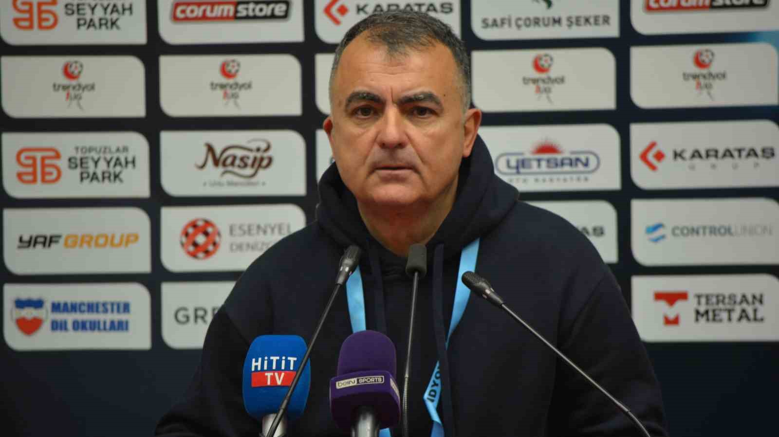 &Ccedil;orum FK-Yeni Malatyaspor karşılaşmasının ardından

