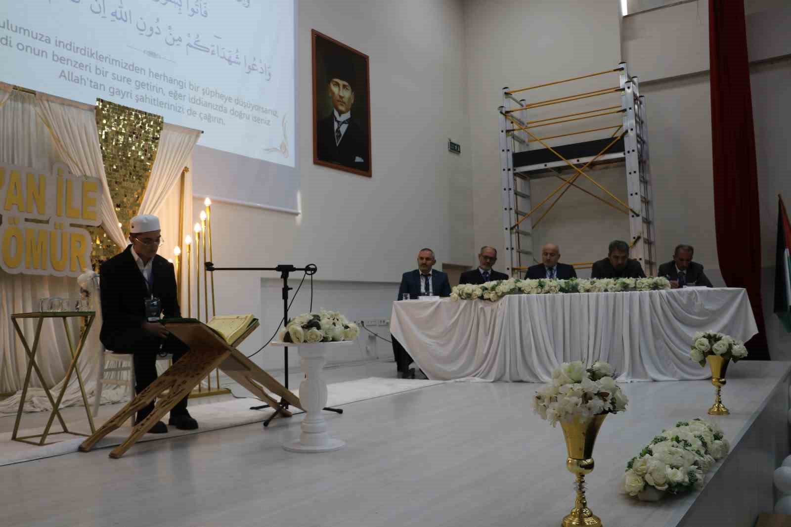 Genç Sada Kur’an-ı Kerim’i güzel okuma Bölge Yarışması Erzincan’da yapıldı