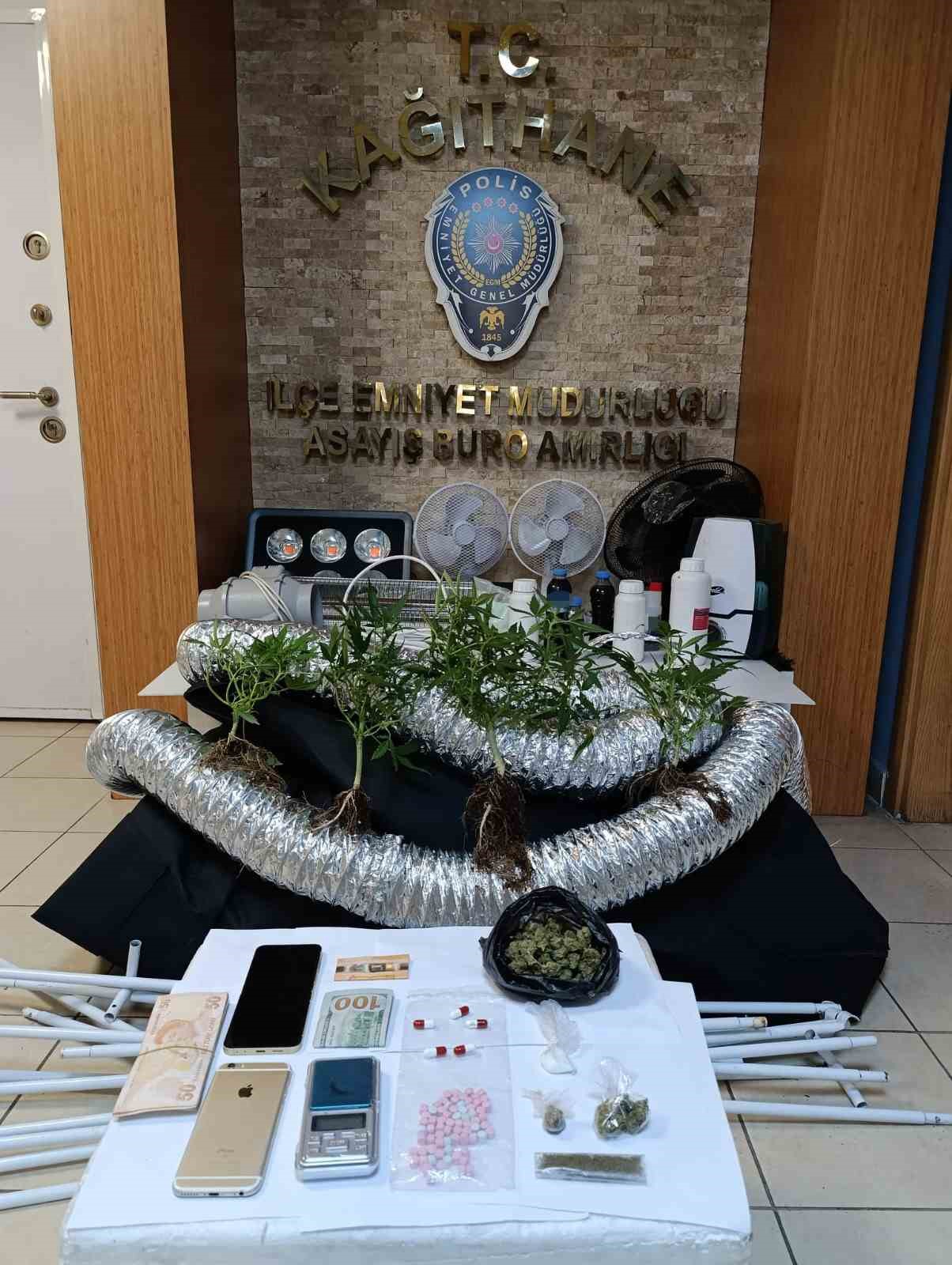 Kağıthane’de uyuşturucu operasyonu: 2 gözaltı