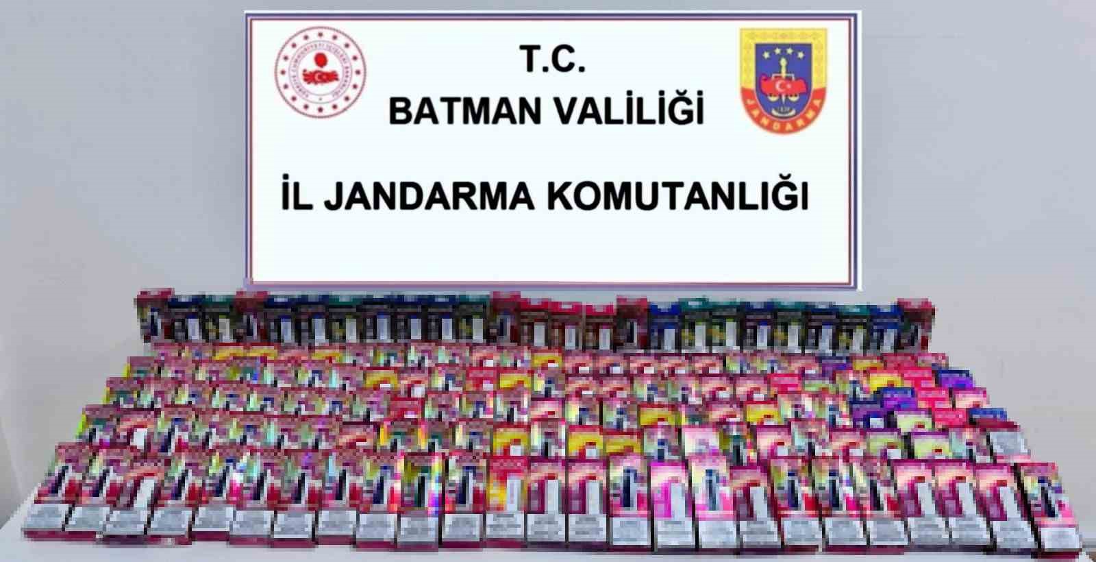 Batman’da kaçak elektronik sigaralar ele geçirildi