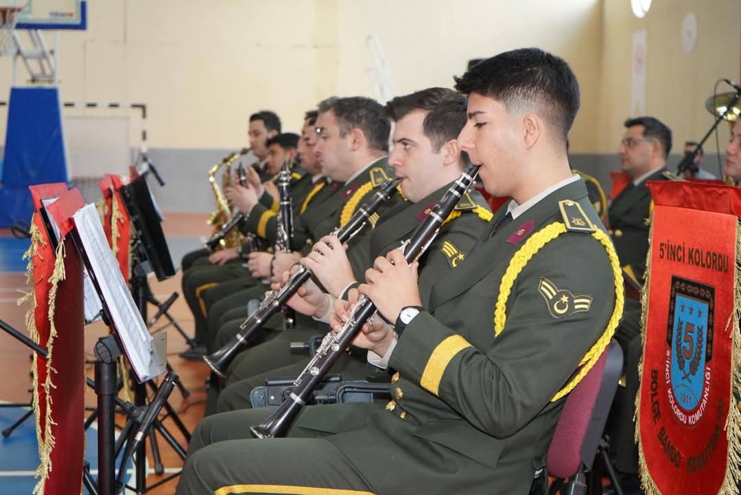 Pınarhisar&rsquo;da 5. Kolordu Bando Komutanlığı bandosu konser verdi
