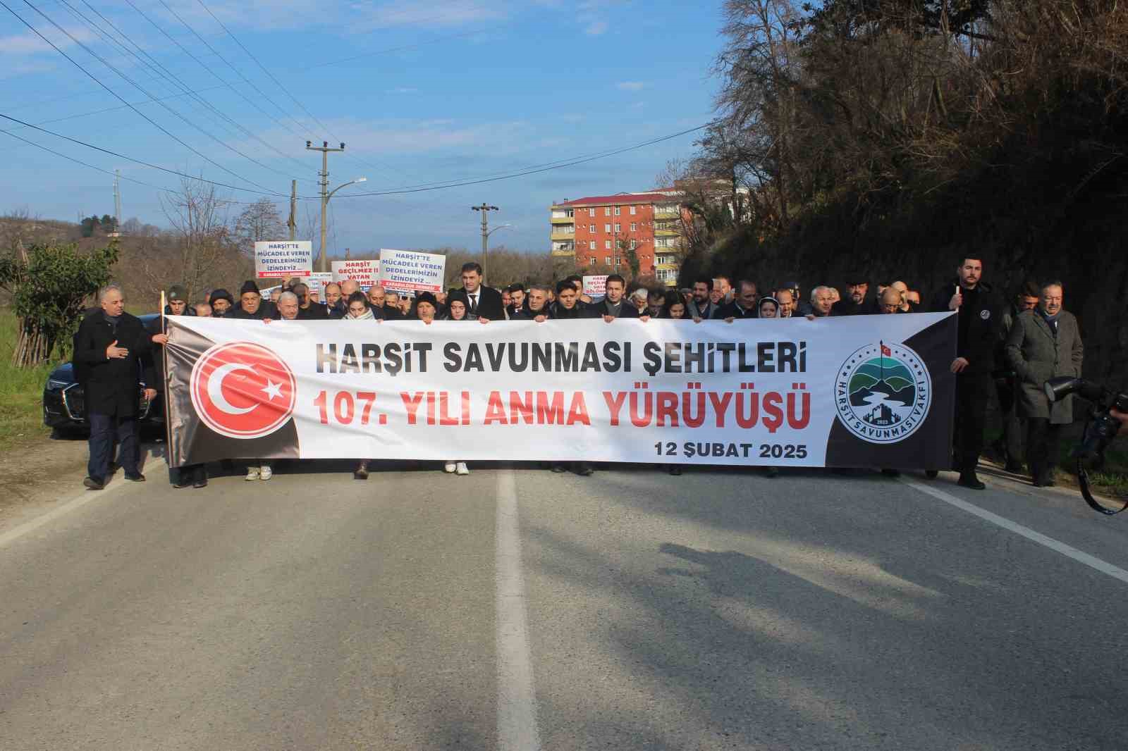 Giresun’da Harşit Zaferi’nin 107. yıldönümü kutlamaları