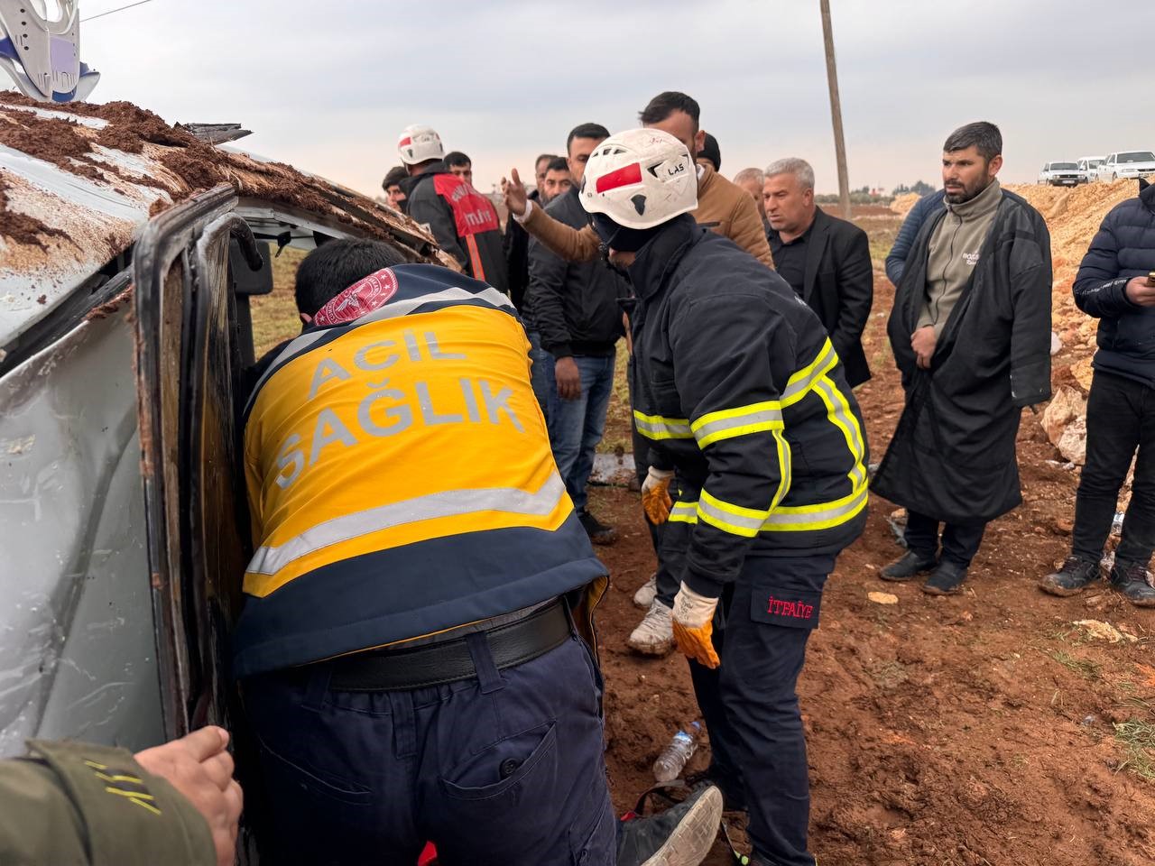 Şanlıurfa&rsquo;da trafik kazası: 2 yaralı
