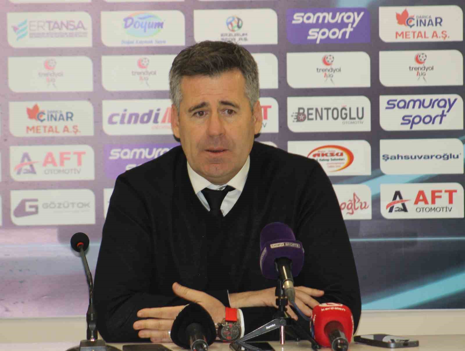 Erzurumspor FK - Gen&ccedil;lerbirliği ma&ccedil;ının ardından
