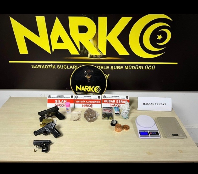 Aksaray’da uyuşturucu operasyonu: 5 tutuklama