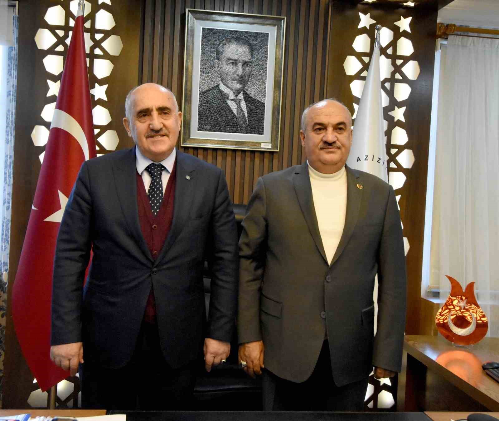 Kent Konseyi’nden Aziziye Belediye Başkanı Akpunar’a nezaket ziyareti