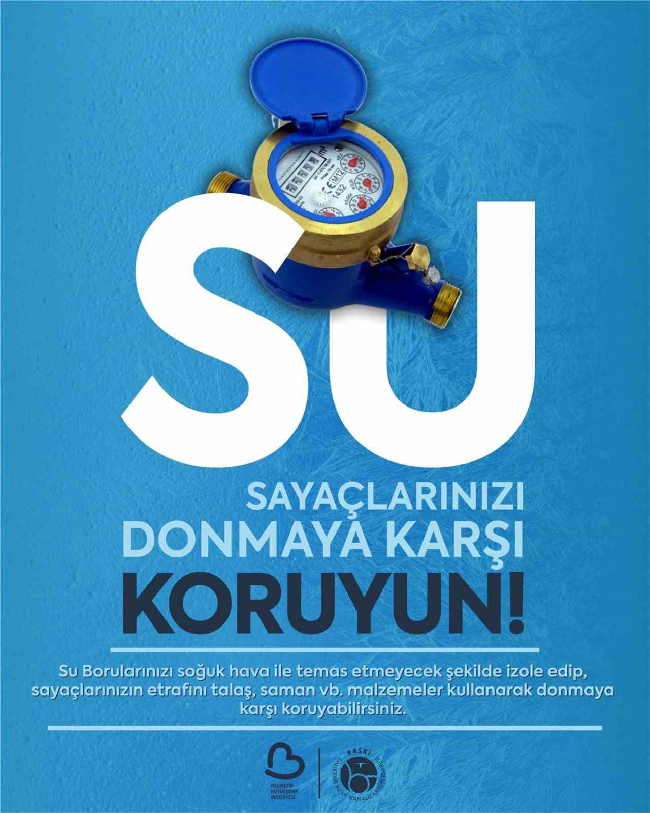 BASKİ&rsquo;den saya&ccedil;lara "Don" uyarısı

