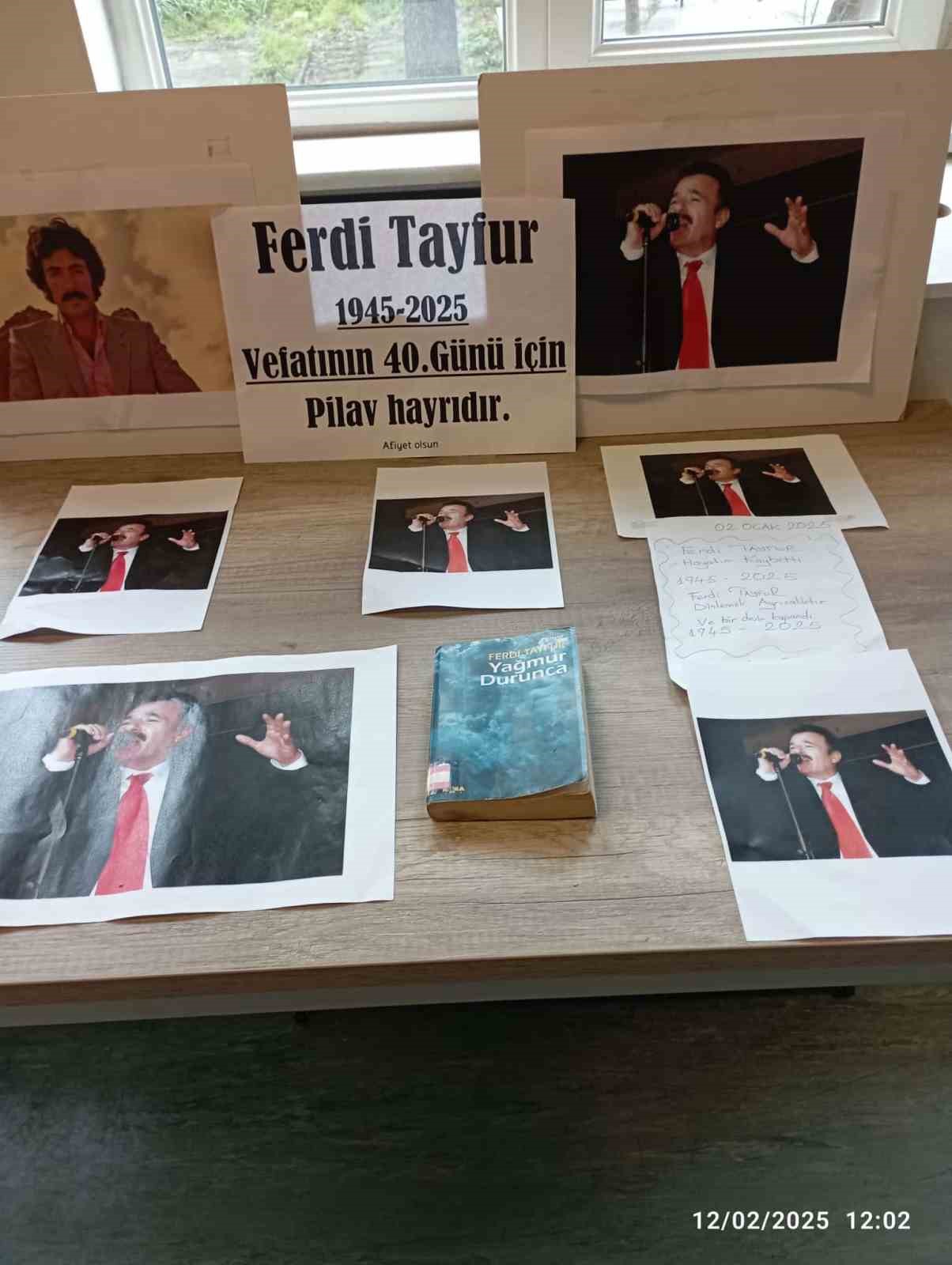 Balıkesir’de sanatçı Ferdi Tayfur için pilav hayrı