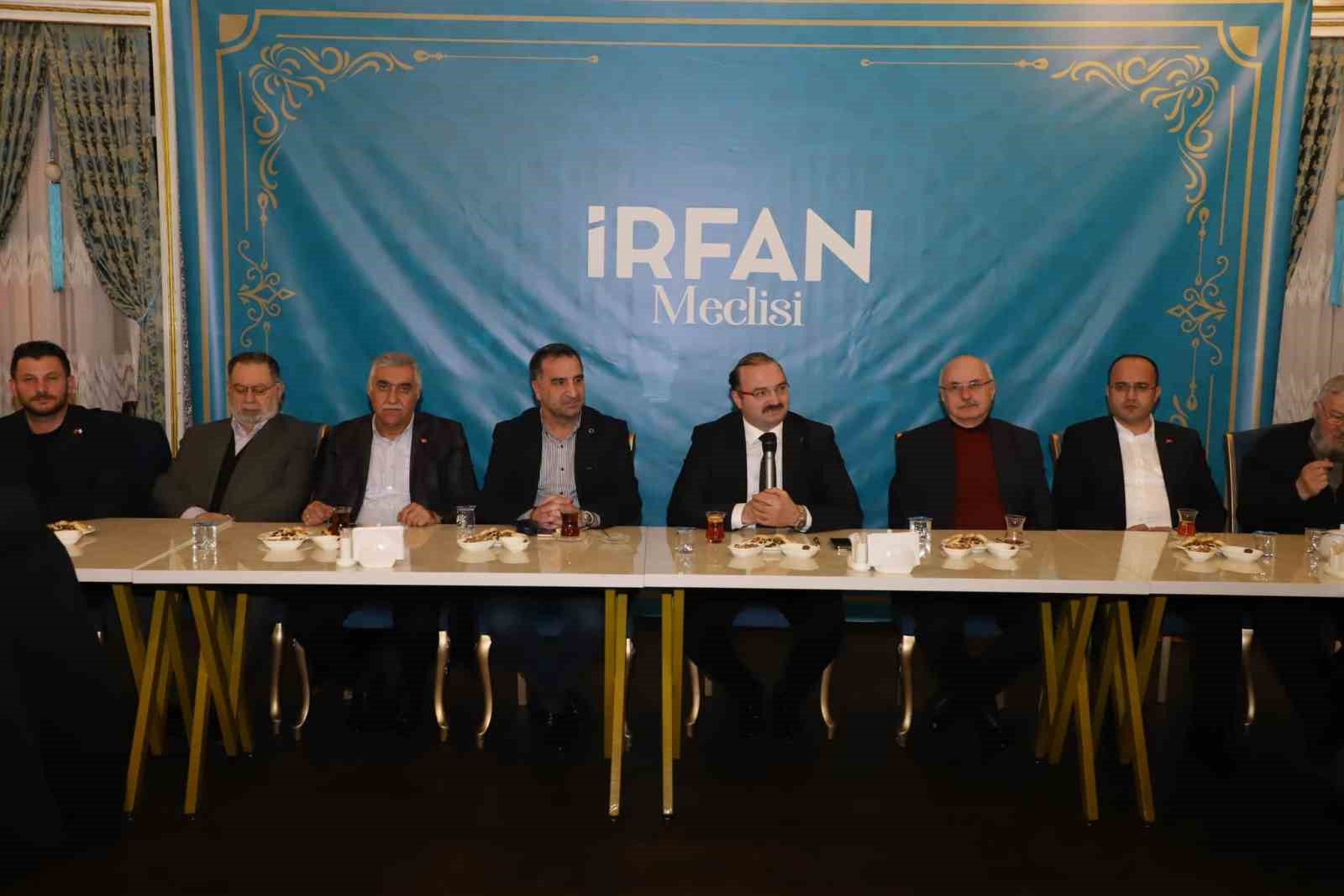 Rektör Hacımüftüoğlu İrfan Meclisi’ne konuk oldu