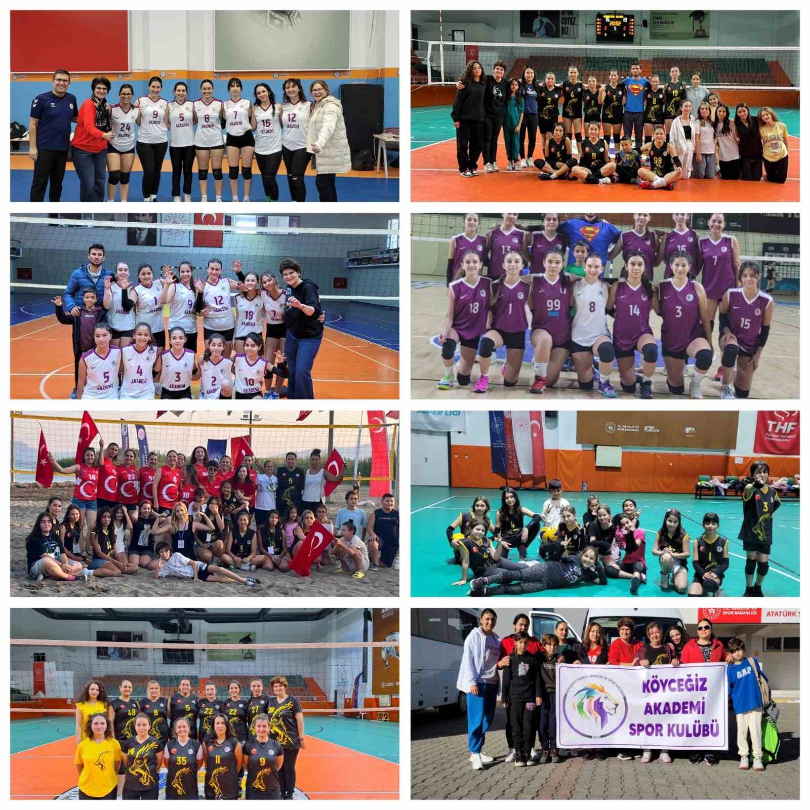 Köyceğiz’de Voleybol Kulübü 7’den 77’ye güçlü kadınlar yetiştiriyor
