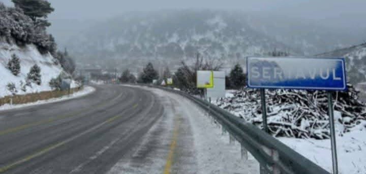 Mut Sertavul Geçidinde kar lastiği ve zincirsiz araçlara izin verilmiyor
