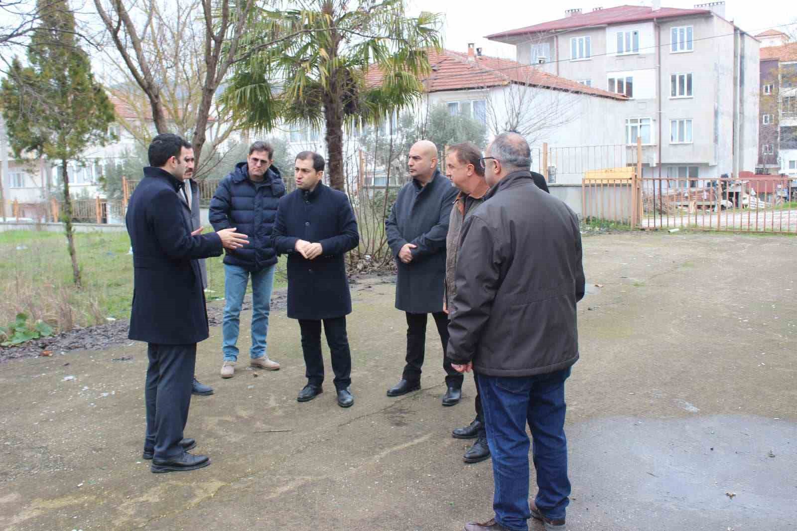 Osmaneli’nde planlanan sağlık alanları incelendi
