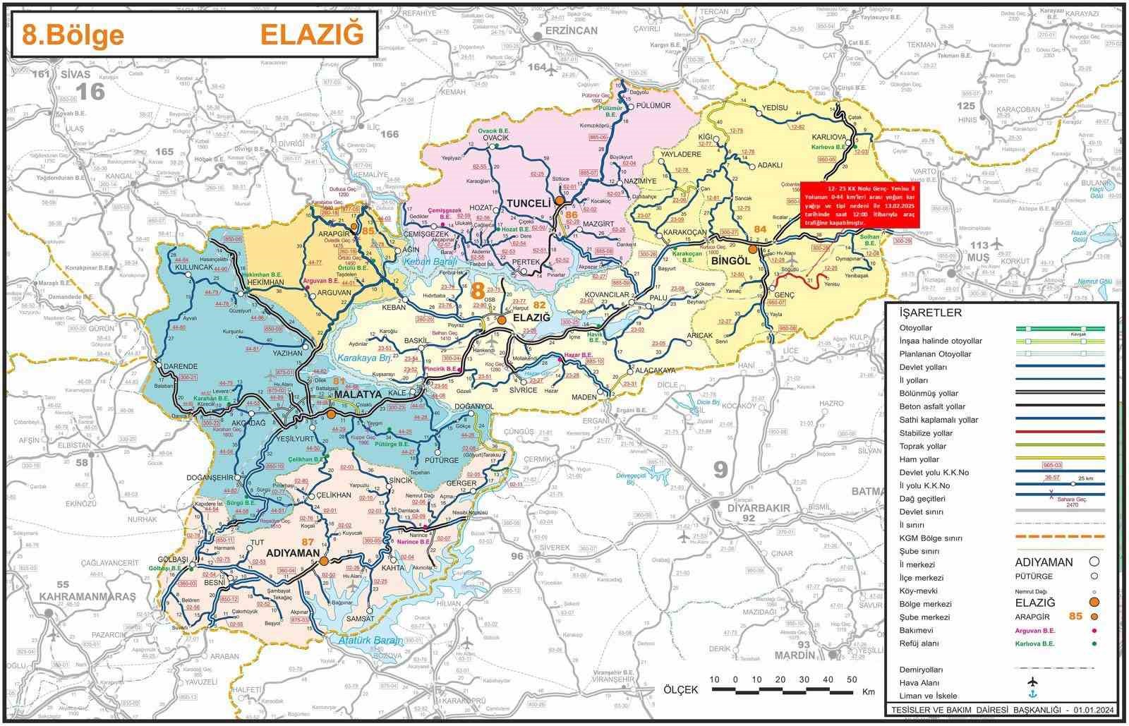 Bingöl’de kar yağışı hayatı olumsuz etkiliyor