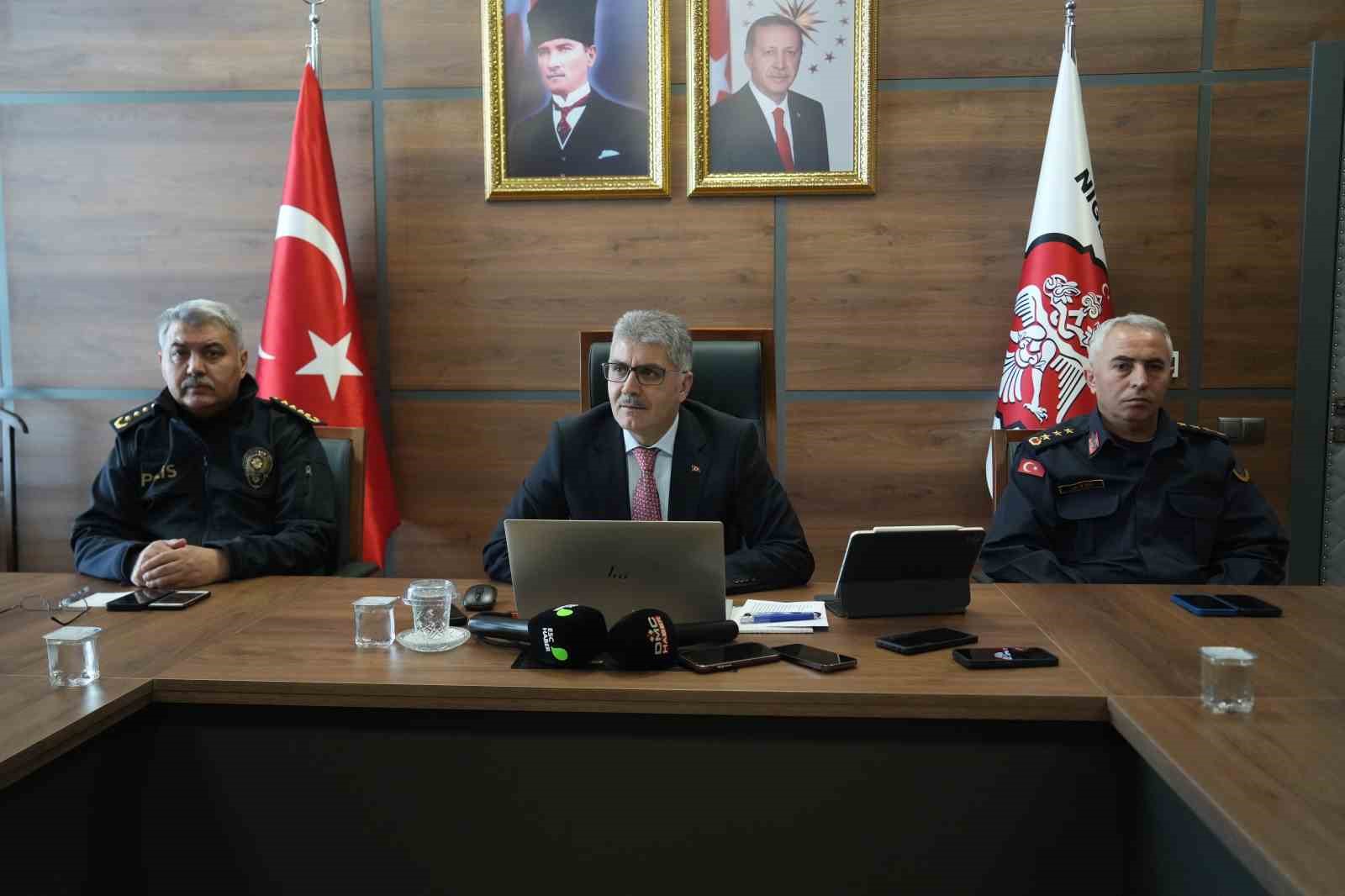Niğde’nin güvenlik ve asayiş verileri paylaşıldı