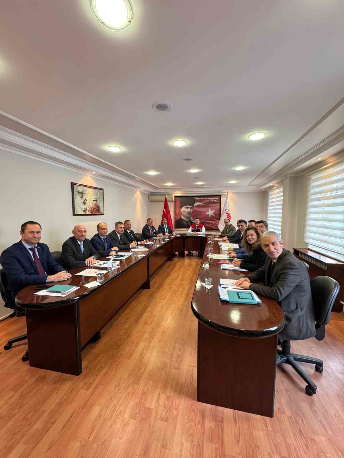 Tekirdağ&rsquo;da tarım projelerinin değerlendirilmesi toplantısı yapıldı
