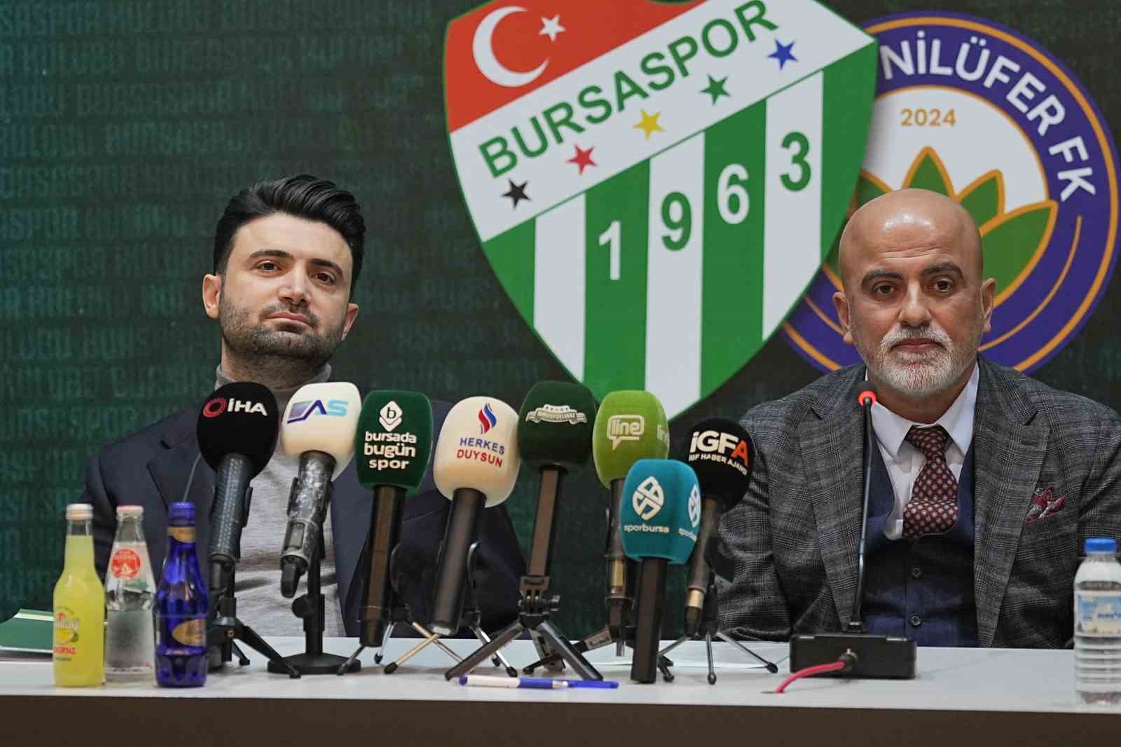 Bursaspor ve Bursa Nilüfer FK pilot takım anlaşması imzaladı
